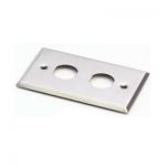 LINK Stainless FACE PLATE 2 Outlet
