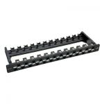 LINK CAT6A PATCH PANEL 24 PORT,Polymer Panel (แผงกระจายสายมีเหล็กจัดสายและติดป้ายชื่อได้)