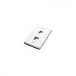 LINK Shiny Face Plate 2 Port