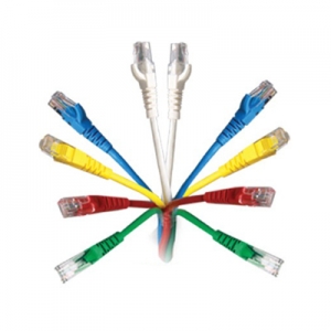 LINK CAT 5E RJ45 - RJ45 PATCH CORD 3 M., 350 MHz, สีขาว สีแดง สีเขียว สีฟ้า สีเหลือง