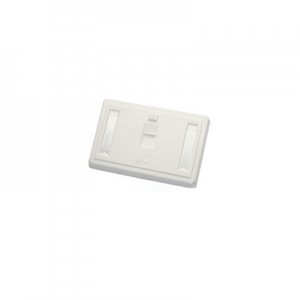 LINK FACE PLATE 1 PORT With Shutter, Icon & Label ID