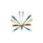 LINK CAT 6 RJ45 - RJ45 PATCH CORD 10 M., 600 MHz,สีขาว,แดง,เขียว,ฟ้า,เหลือง